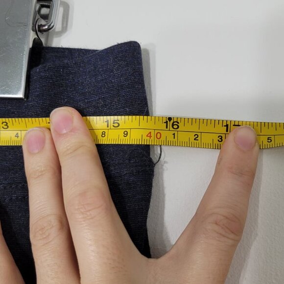 Dalia Navy Blue Classic Mini Pencil Comfort Skirt Spandex Size 6 - Picture 9 of 9